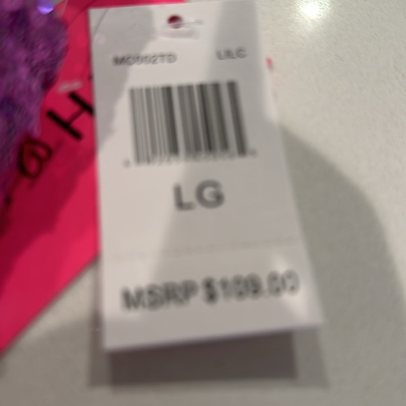 Purple sequins girls dress - Picture 2 of 4